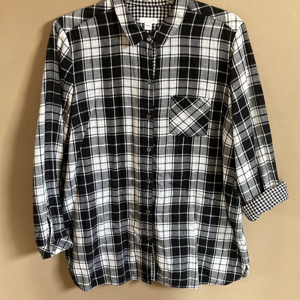 J. Jill pocketed tunic shirt